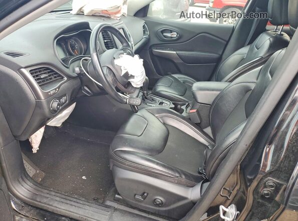 1C4PJLLB0KD458305 2019 JEEP CHEROKEE Black Вид салону спереду