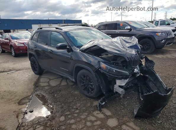 1C4PJLLB0KD458305 2019 JEEP CHEROKEE Black Передня права чверть