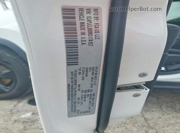 1C4PJLLB0MD174157 2021 JEEP CHEROKEE White ძრავის განყოფილების ხედი