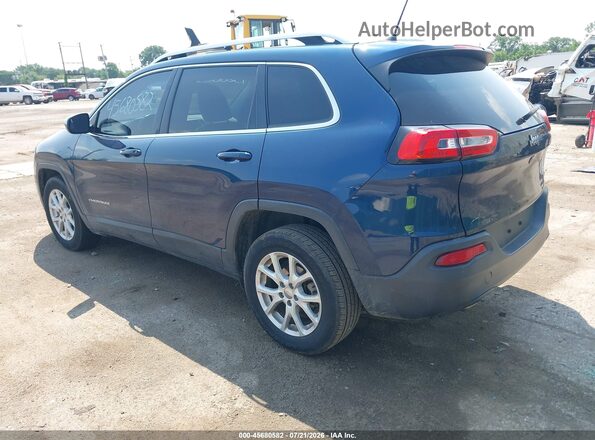 1C4PJLLB1JD595106 2018 JEEP CHEROKEE Синий Задняя левая четверть