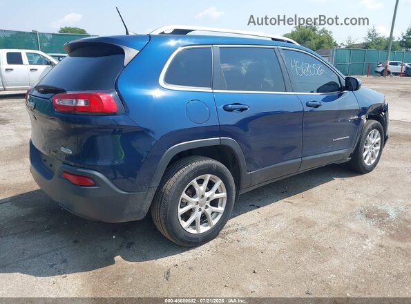 1C4PJLLB1JD595106 2018 JEEP CHEROKEE Синий Задняя правая четверть