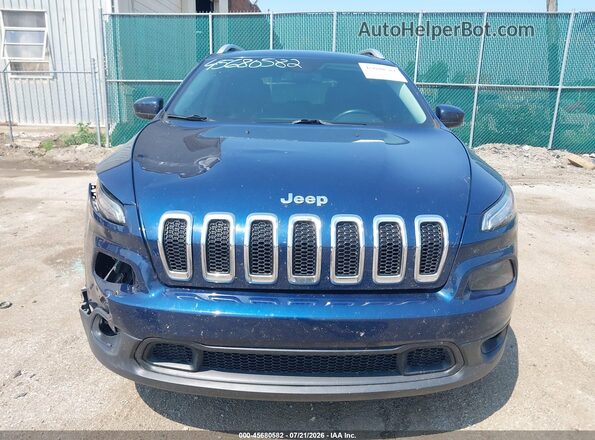 1C4PJLLB1JD595106 2018 JEEP CHEROKEE Синий Вид щитка приборов