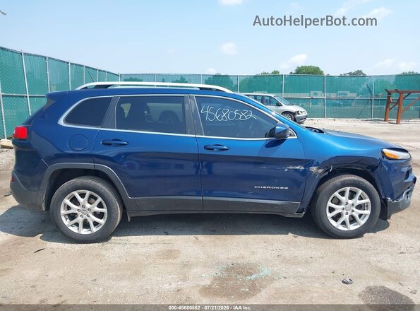 1C4PJLLB1JD595106 2018 JEEP CHEROKEE Синий Вид задней части салона