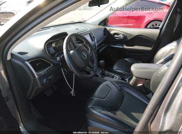 1C4PJLLB1KD130214 2019 JEEP CHEROKEE Gray Widok wnętrza z przodu