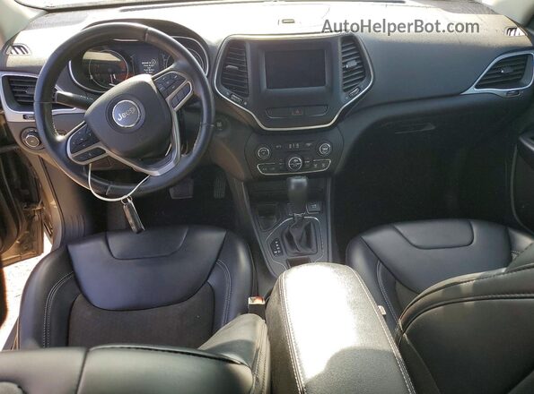 1C4PJLLB1KD173628 2019 JEEP CHEROKEE Brown Вид панелі приладів