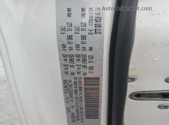 1C4PJLLB1KD324449 2019 JEEP CHEROKEE White Vista de la etiqueta del VIN
