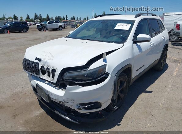 1C4PJLLB1LD580821 2020 JEEP CHEROKEE White Vista tres cuartos delantera izquierda
