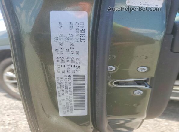 1C4PJLLB3KD184811 2019 JEEP CHEROKEE Зеленый Вид наклейки с VIN-кодом