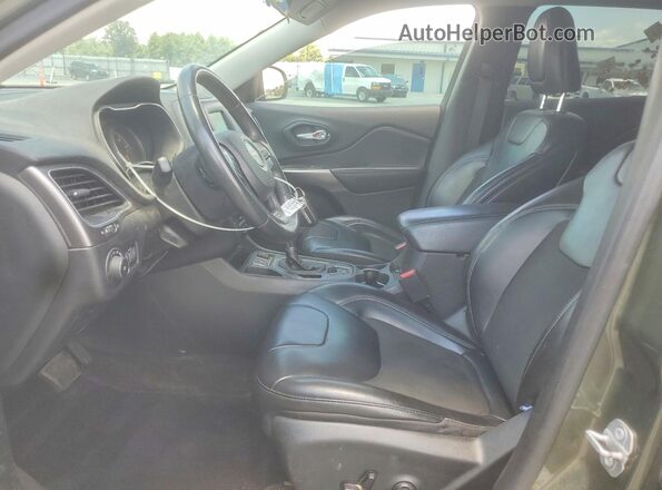 1C4PJLLB3KD184811 2019 JEEP CHEROKEE Зеленый Вид салона спереди