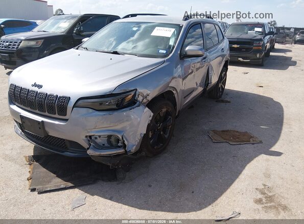 1C4PJLLB3KD485045 2019 JEEP CHEROKEE Silver Vista tres cuartos delantera izquierda