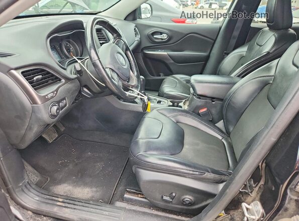 1C4PJLLB3MD103647 2021 JEEP CHEROKEE Black Вид салону спереду