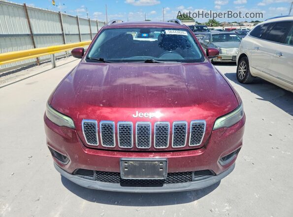1C4PJLLB4KD307855 2019 JEEP CHEROKEE Red Դիմացի տեսք