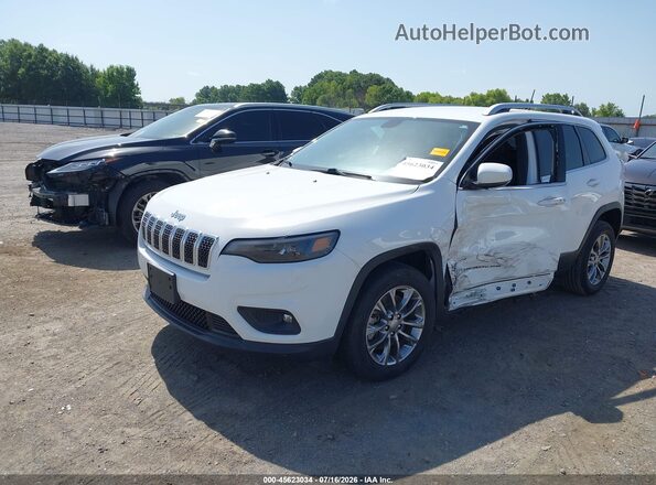 1C4PJLLB4KD490657 2019 JEEP CHEROKEE Белый Передняя левая четверть