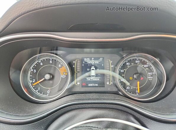 1C4PJLLB4LD610409 2020 JEEP CHEROKEE White ხელსაწყოთა პანელის ხედი