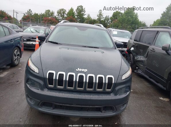 1C4PJLLB5JD584450 2018 JEEP CHEROKEE Gray ხელსაწყოთა პანელის ხედი