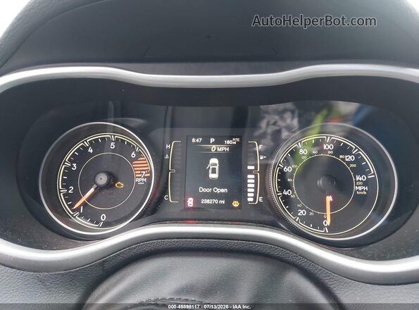 1C4PJLLB5JD584450 2018 JEEP CHEROKEE Gray უკანა სავარძლების ხედი