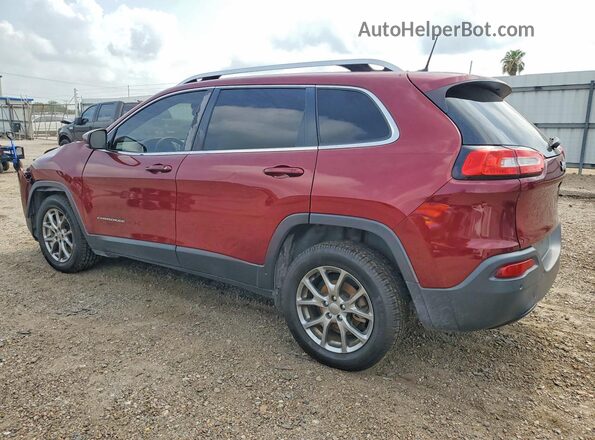 1C4PJLLB5JD615681 2018 JEEP CHEROKEE Maroon Задня ліва чверть
