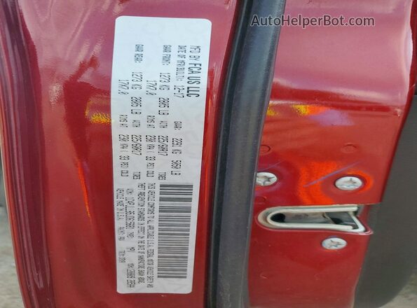 1C4PJLLB5JD615681 2018 JEEP CHEROKEE Maroon Вид підкапотного простору