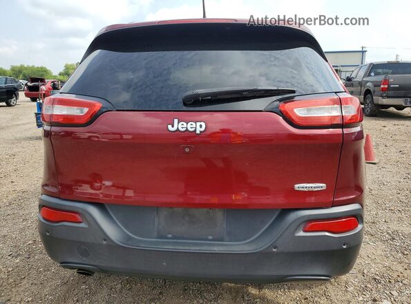 1C4PJLLB5JD615681 2018 JEEP CHEROKEE Maroon Вид ззаду
