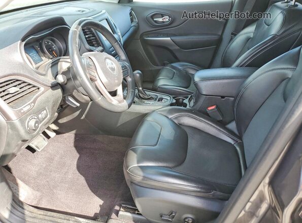 1C4PJLLB5KD111410 2019 JEEP CHEROKEE Gray Widok wnętrza z przodu