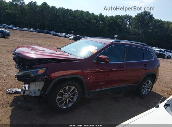 1C4PJLLB6KD220474 2019 JEEP CHEROKEE Burgundy 