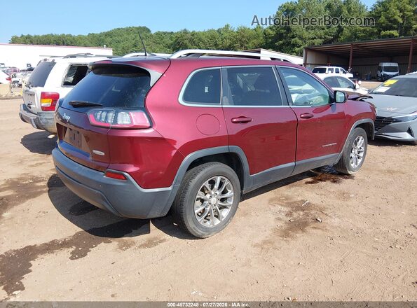 1C4PJLLB6KD220474 2019 JEEP CHEROKEE Burgundy Rear right