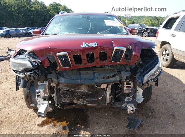 1C4PJLLB6KD220474 2019 JEEP CHEROKEE Burgundy Rear interior view