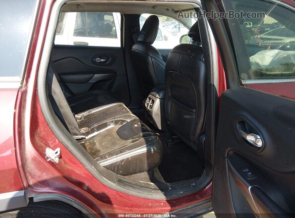 1C4PJLLB6KD220474 2019 JEEP CHEROKEE Burgundy VIN sticker view