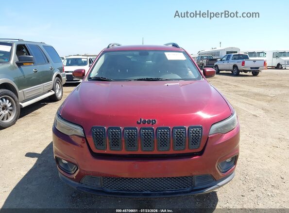 1C4PJLLB6KD439452 2019 JEEP CHEROKEE Red Вид щитка приладів