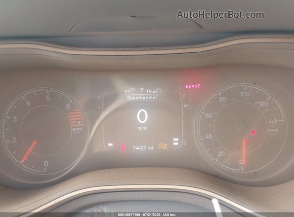 1C4PJLLB6KD455621 2019 JEEP CHEROKEE Gray უკანა სავარძლების ხედი
