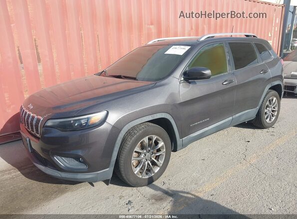 1C4PJLLB6KD455621 2019 JEEP CHEROKEE Gray წინა მარცხენა ხედი სამი მეოთხედიდან
