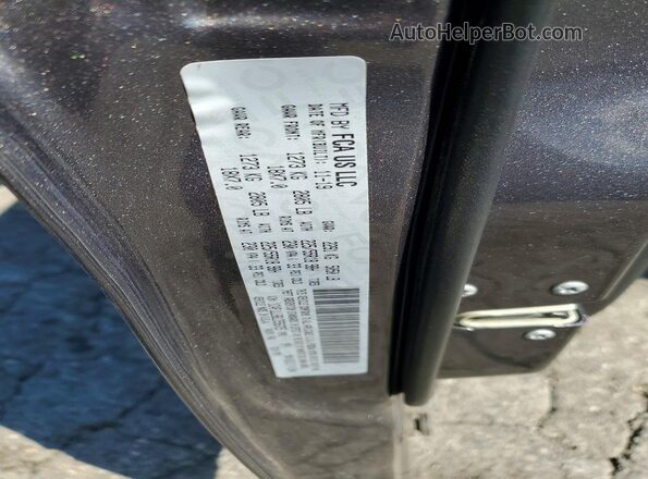 1C4PJLLB6LD556725 2020 JEEP CHEROKEE Charcoal VIN sticker view