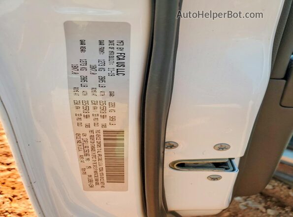 1C4PJLLB6LD561066 2020 JEEP CHEROKEE White VIN კოდის სტიკერის ხედი