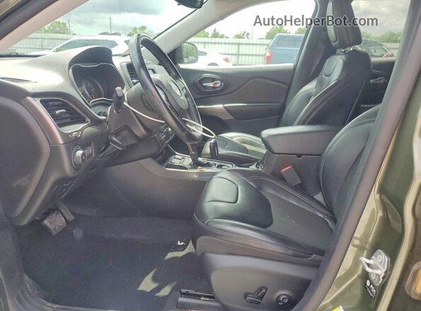 1C4PJLLB6MD116053 2021 JEEP CHEROKEE Green Вид салону спереду