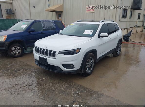 1C4PJLLB6MD154902 2021 JEEP CHEROKEE White წინა მარცხენა ხედი სამი მეოთხედიდან