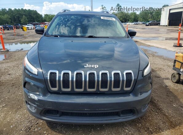 1C4PJLLB7JD606593 2018 JEEP CHEROKEE Gray Դիմացի տեսք