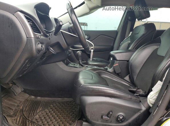 1C4PJLLB7KD122876 2019 JEEP CHEROKEE Black Вид салону спереду