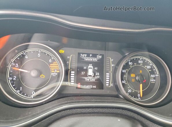 1C4PJLLB7KD122876 2019 JEEP CHEROKEE Black Вид щитка приладів