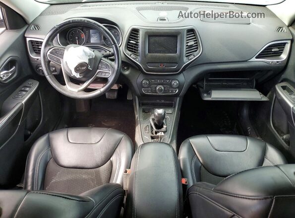 1C4PJLLB7KD145087 2019 JEEP CHEROKEE Black Առջևի վահանակի տեսք