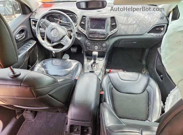 1C4PJLLB7KD370996 2019 JEEP CHEROKEE Blue Widok deski rozdzielczej