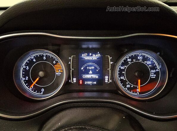 1C4PJLLB7KD376488 2019 JEEP CHEROKEE Серебряный Вид щитка приборов