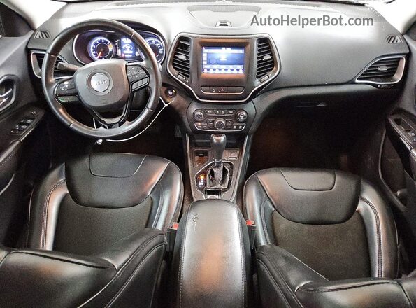 1C4PJLLB7KD376488 2019 JEEP CHEROKEE Серебряный Вид панели приборов