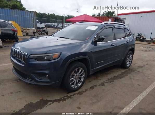 1C4PJLLB7LD543160 2020 JEEP CHEROKEE Dark Blue წინა მარცხენა ხედი სამი მეოთხედიდან