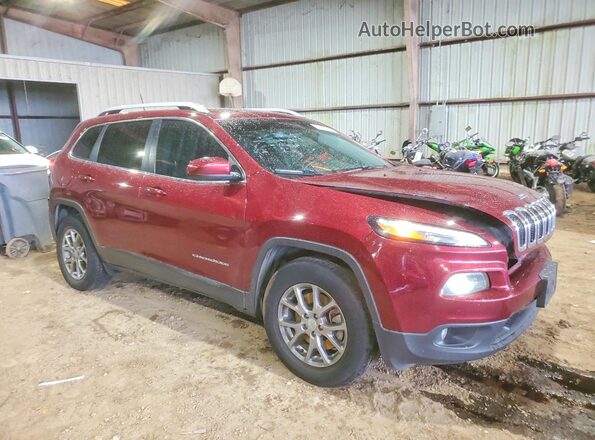 1C4PJLLB8JD621880 2018 JEEP CHEROKEE Красный Передняя правая четверть