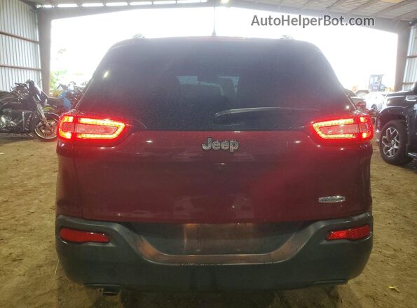1C4PJLLB8JD621880 2018 JEEP CHEROKEE Красный Вид сзади