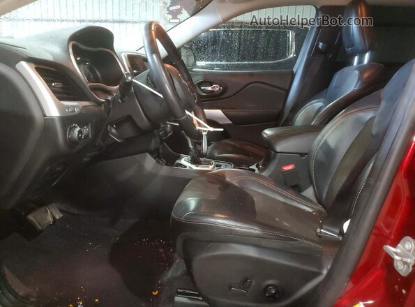 1C4PJLLB8JD621880 2018 JEEP CHEROKEE Красный Вид салона спереди