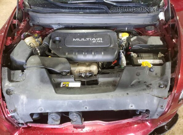 1C4PJLLB8JD621880 2018 JEEP CHEROKEE Красный Вид задней части салона