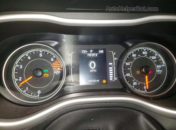 1C4PJLLB8JD621880 2018 JEEP CHEROKEE Красный Вид щитка приборов