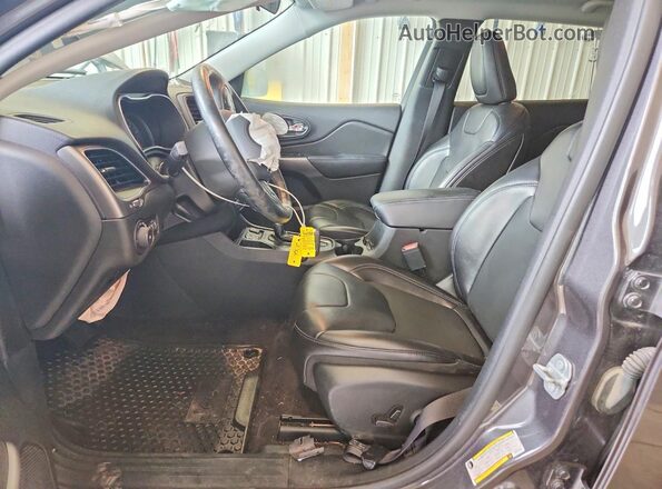 1C4PJLLB8KD247238 2019 JEEP CHEROKEE Серый Вид салона спереди