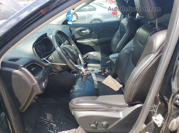 1C4PJLLB8KD290056 2019 JEEP CHEROKEE Черный Вид салона спереди